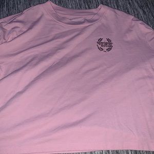 Long sleeve pink shirt